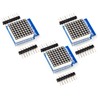 3 x CANADUINO® Wemos D1 Mini 8x8 LED Matrix Shield