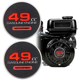 2pcs Pull Starter Sticker 49cc Modified Mini Bike Stickers for Predator 212 Engine Coleman CT200U BT200X KT196 Baja MB200 Performance Parts Go Kart Mini Bike 196cc 224cc 200cc (49cc Modified)