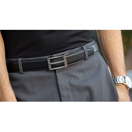 TRAKLINE KORE Mens Full-Grain Leather Track Belt | Excel Alloy Buckle