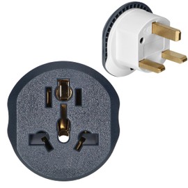 Travel Adaptor UK - Universal Adaptor Type G for UK Sockets 230V 13A - Socket Adapter Travel Plug England UK Scotland Ireland