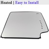 Passenger Side Heated Towing Mirror Glass Compatible with 2014-2017 Chevy