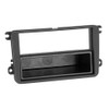 Radio holder 1DIN panel for radio retrofitting compatible with Seat,