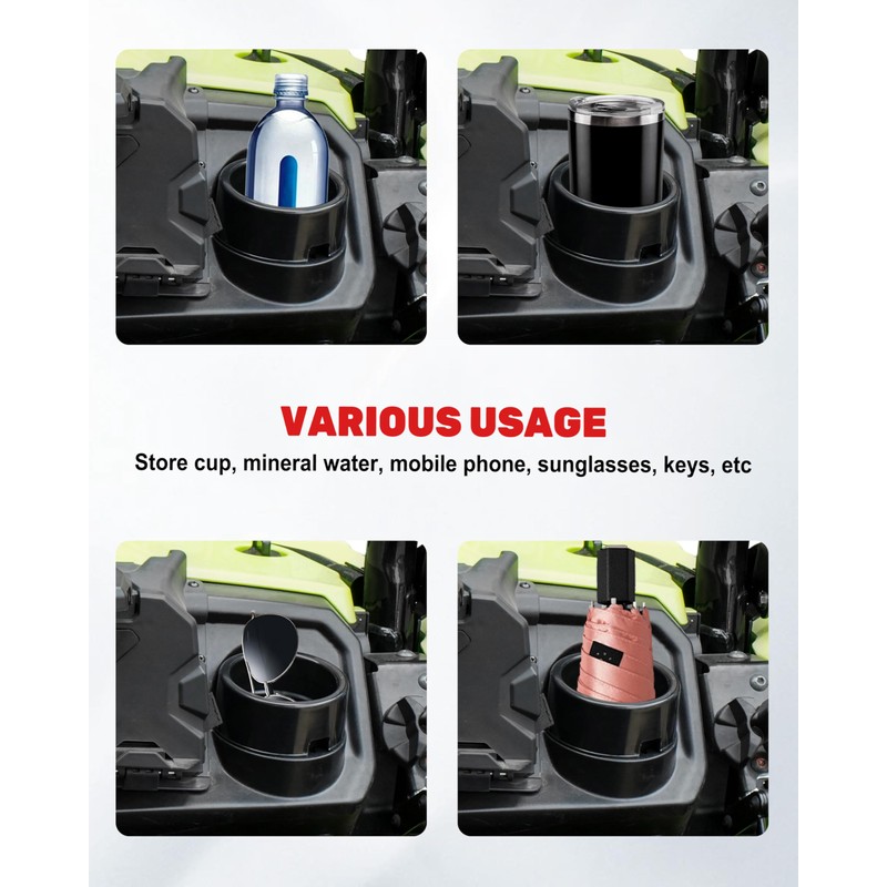POKIAUTO UTV Dash Cup Holder Compatible with Honda Pioneer 520