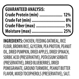 Golden Rewards Peanut Butter Flavor Training Treat Dog Treats, 9 oz Pouch