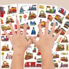 Train Tattoos for Children, 10 Sheets Train Children's Tattoos, Skin-Friendly