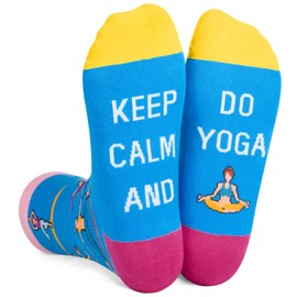 Zmart Funny Yoga Gifts For Yoga Lover, Yoga Gifts For Yoga Instructor, Yoga Teacher Gifts, Yoga Socks For Women, Yogi Gifts Meditation Gifts