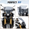 Double Bubble Windshield Fit for MT-09 MT09 SP 2021-2023, Smoke