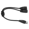 DIN 8 Pin Male to 2 DIN 8 Pin Female