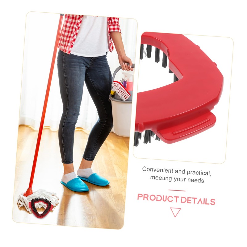 KOMBIUDA Spinbrush Replacement Heads 2 Pack Mop Scrub Brush for