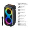 IQ Sound IQ-1955BT 2 x5-inch Fusion Glow Portable Bluetooth Speaker