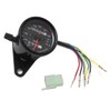 Itisyou Motorcycle Meter Speedometer Motorcycle Dual Odometer LED Backlight