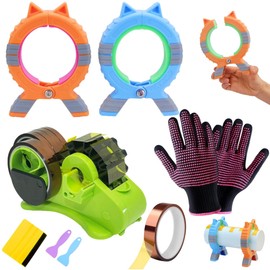 AFW 𝑷𝒆𝒓𝒇𝒆𝒄𝒕 𝑻𝒖𝒎𝒃𝒍𝒆𝒓 𝑪𝒍𝒂𝒎𝒑,Sublimation Blanks Tumbler Clamp Tool, for 20 Oz Sublimation Blanks, Heat Resistant Gloves, Heat Tape Sublimation, Heat Tape Dispenser Sublimation Kit