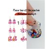 Cute Pink Snowman Christmas Tree Earrings - Hypoallergenic Xmas Jewelry