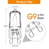 EvaStary G9 Halogen Light Bulbs 2 pin 120V 40W, Dimmable