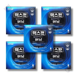 Health Helper Maxcut Burning 400mg x 120 capsules x 5 boxes, 100-day supply / 헬스헬퍼 맥스컷 버닝 400mg x 120캡슐 x 5박스 100일분