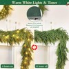 Real Touch Norfolk Pine Garland, 6 Ft by 10 Inch