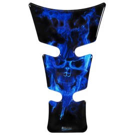BIKE-label Tank Pad 3D Ghost Blue Compatible with Suzuki 501126VA