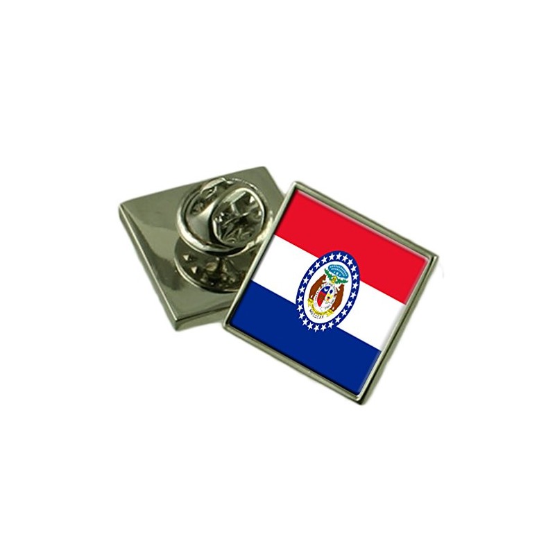 Missouri Flag Lapel Pin Badge 18 mm Choose Gift Bag