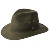 Failsworth Millinery Wax Drifter Fedora (Latest Version) in Olive, size: