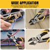 Fancytool Multi-Function Diagonal Pliers, 8-inch 4-in-1 Cr-V Steel Heavy Duty