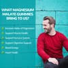 Whoyun Magnesium Malate Gummies 1000mg, Enhanced Absorption Magnesium Chewables Supplement