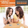 2 x MDF Glossy Top Coasters Square - Emperor Penguin