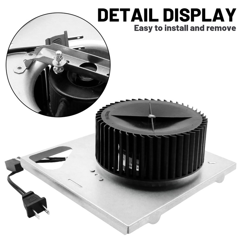 LIDSCURA S97015157 Bathroom Exhaust Fan, Motor Blower Wheel Assembly Replacement