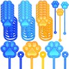 JellyArch 36 Pcs Blue Dog Sticky Hands Cartoon Dog Paw