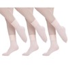 MIXLAC Calze da balletto rosa senza cuciture per ragazze, confezione