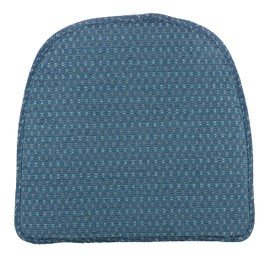 Klear Vu Gripper Non Slip Chair Cushions, Soft & Comfortable Seat Pad, Sitting Pillow for Kitchen, Dining or Office, 4 Count (Pack of 1), Raindrops Wedge