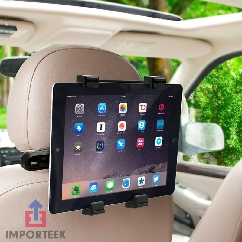 Importeek Soporte Base Porta Tablet Auto Cabecera Respaldo Ajustable