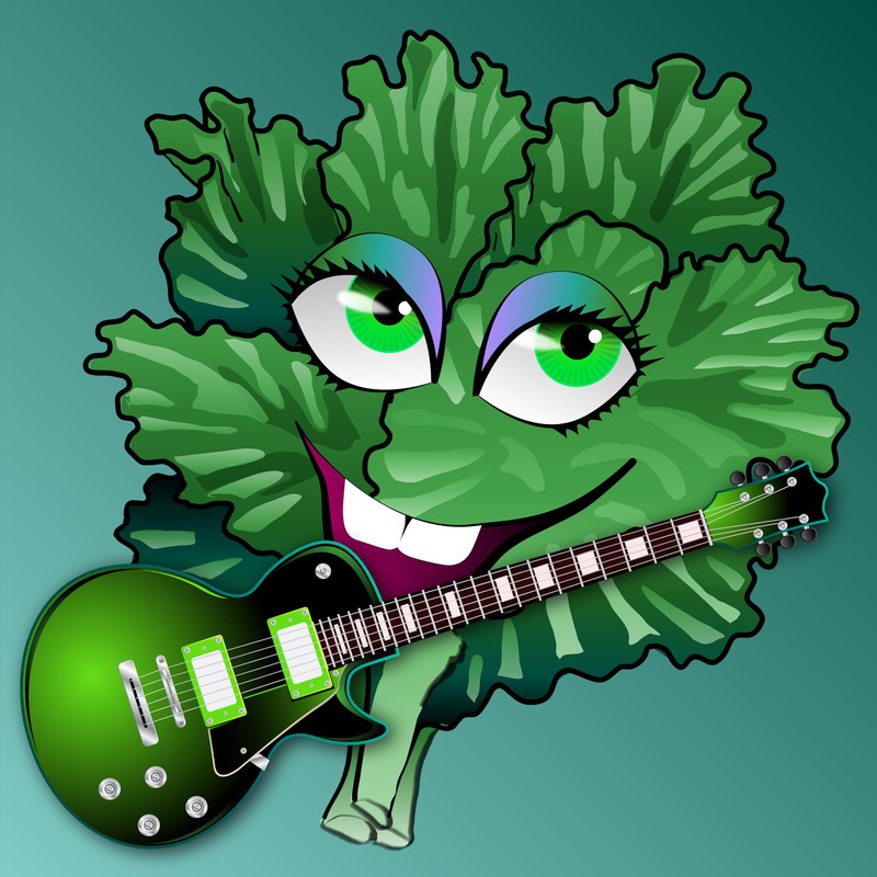 Anime Fruit and Vegetable Band Poster - 18" x 24"