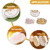 Minkissy 3sets Dishwashing Sponge Wood Pulp Material Cartoon Pattern Easy