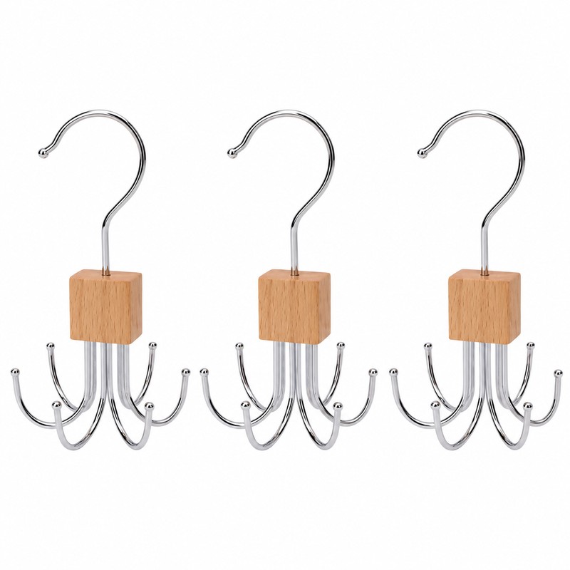 360° Rotating Belt Hanger for Closet Storage – Multi-Use Organizer