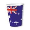 DH-Konzept 84-Piece Party Set Australia Plates Cups Napkins Straws for