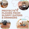 Soggy Doggy Slopmat - Beige/Red Bone - 18” x 24″
