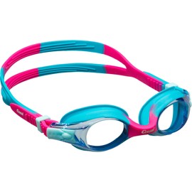 Cressi Dolphin 2.0, Azure/Rosado, Clear Lens, Goggles De Natación Juventud Unisex, Talla Única