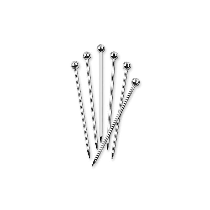 Final Touch Stainless Steel Cocktail Picks (FTA7307-15)