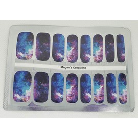 Galaxy #2 Nail Polish Wraps - Nail Polish Strips