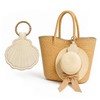 TABITORA Seashell Hat Clip for Travel, Hands-Free Hat Holder for