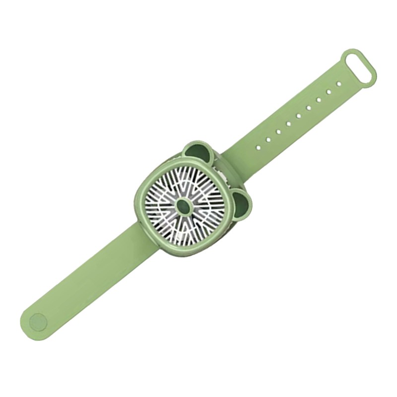 Mini Fan Watch USB Charging Rechargeable 3 Gear Portable Wrist