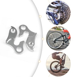 AHRLIC 2pcs Derailleur Hanger, Aluminium Alloy Rear Derailleur Hanger with Allen Wrench, Carrera Vengeance Gear Hanger for Adapter Replace Part Frame Mountain Road Racing Cycling