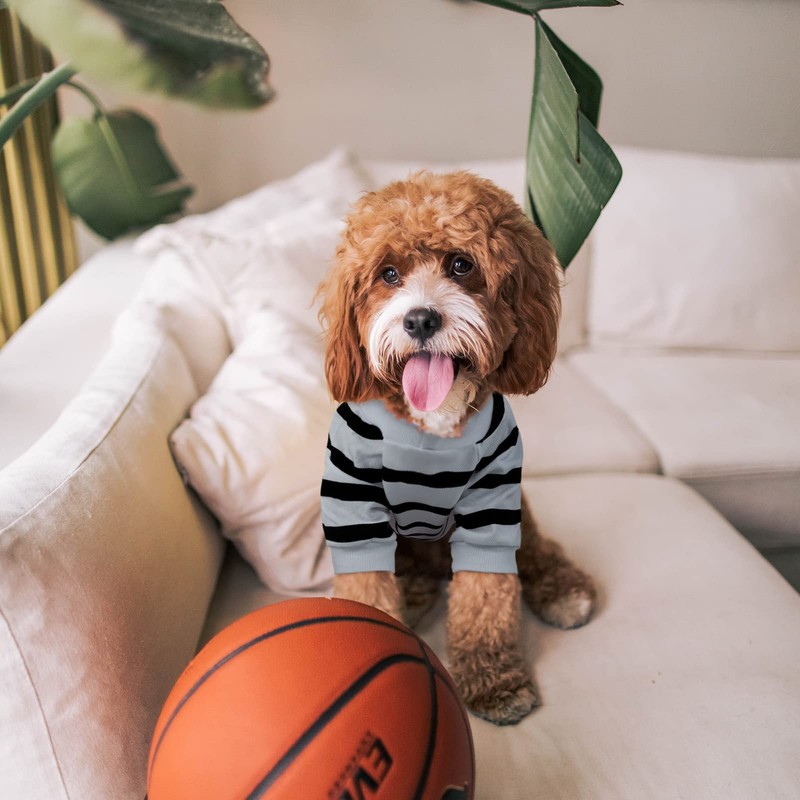 Preferhouse Pet Dog Striped T-Shirt Dogs Cats Cotton Vest Spring