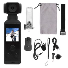 5K30FPS HD Vlog Video, Sports Camera with Built in WiFi and 270° Rotatable Screen for Outdoor Riding, Up to 30m Water Proof Depth with Filming Sports Camera, for Diving Enthusiasts