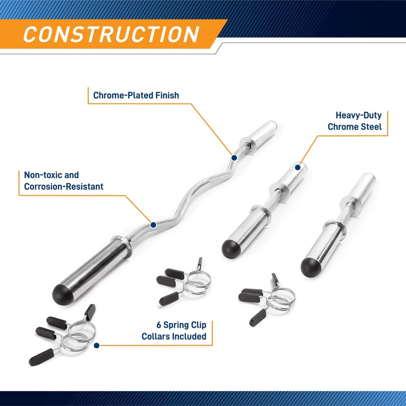 Marcy Olympic (Fit 2-inch Plates) Hollow Bar Kit ODC-21