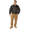 Rothco %Ma-1 Flight Jacket, Black, X-Large