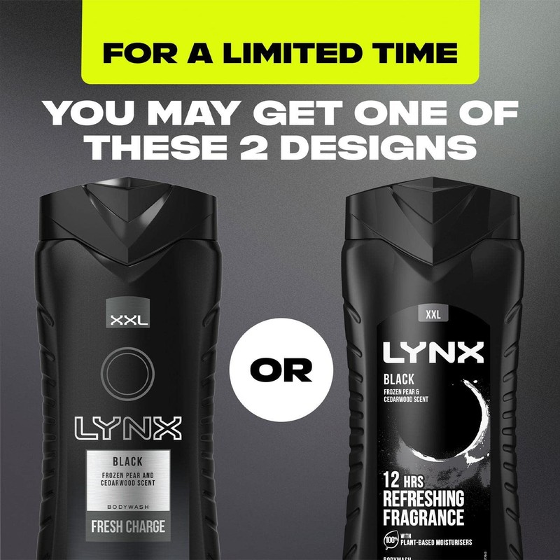 Lynx Lynx Black Shower Gel, 500ml