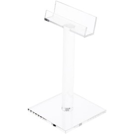 Plymor Clear Acrylic Square Display Stand for Eyeglass Frames, 5.5" H x 3" W x 3" D