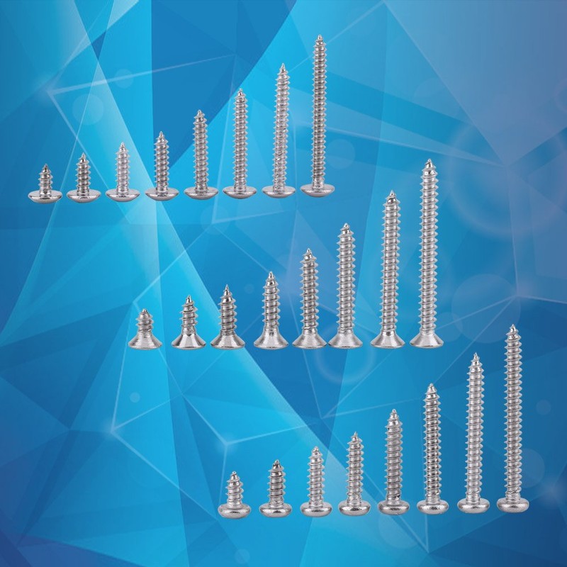 Pack of 200 SS Grade 304 Stainless Steel M3 Self-Tapping