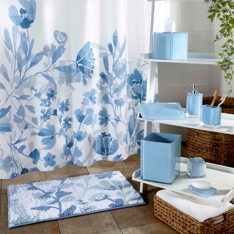 IZOD - Bathroom Set, 3pc Countertop Accessories, Vanity Tray, Covered